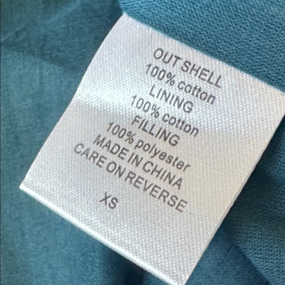 Burgess THE CLARA QUILTED JACKET PEACOCK WITH BLACK TRIM - Picture 8 of 8